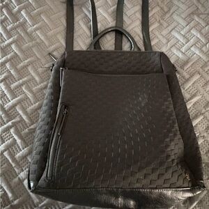 Elliott Lucca Black Woven Backpack